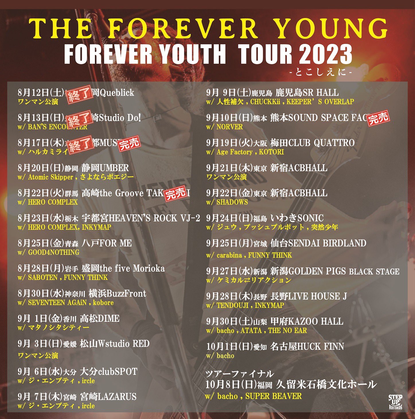 FOREVER YOUTH TOUR 2023�`�Ƃ������Ɂ`