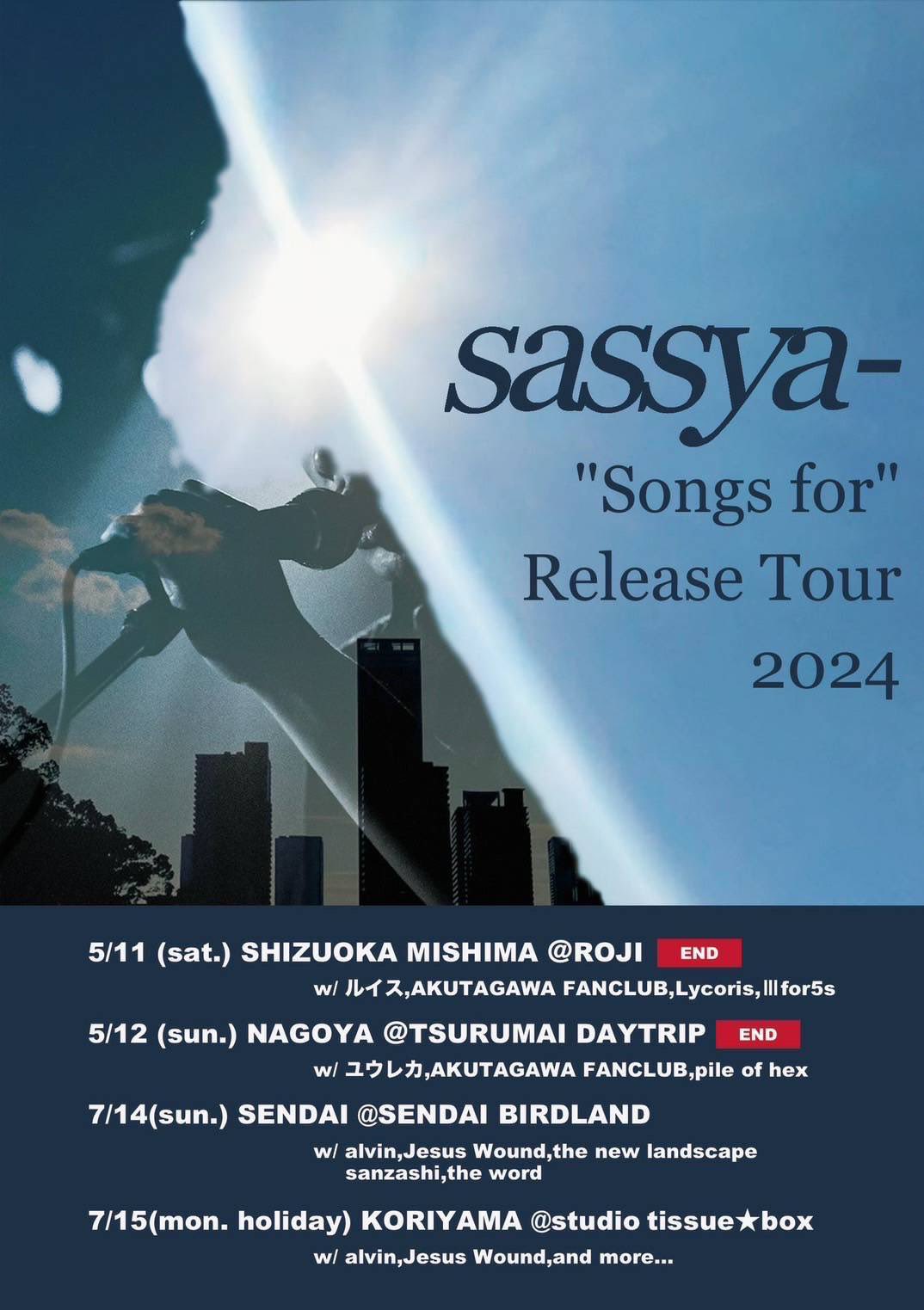sassya- Songs for Release Tour 2024