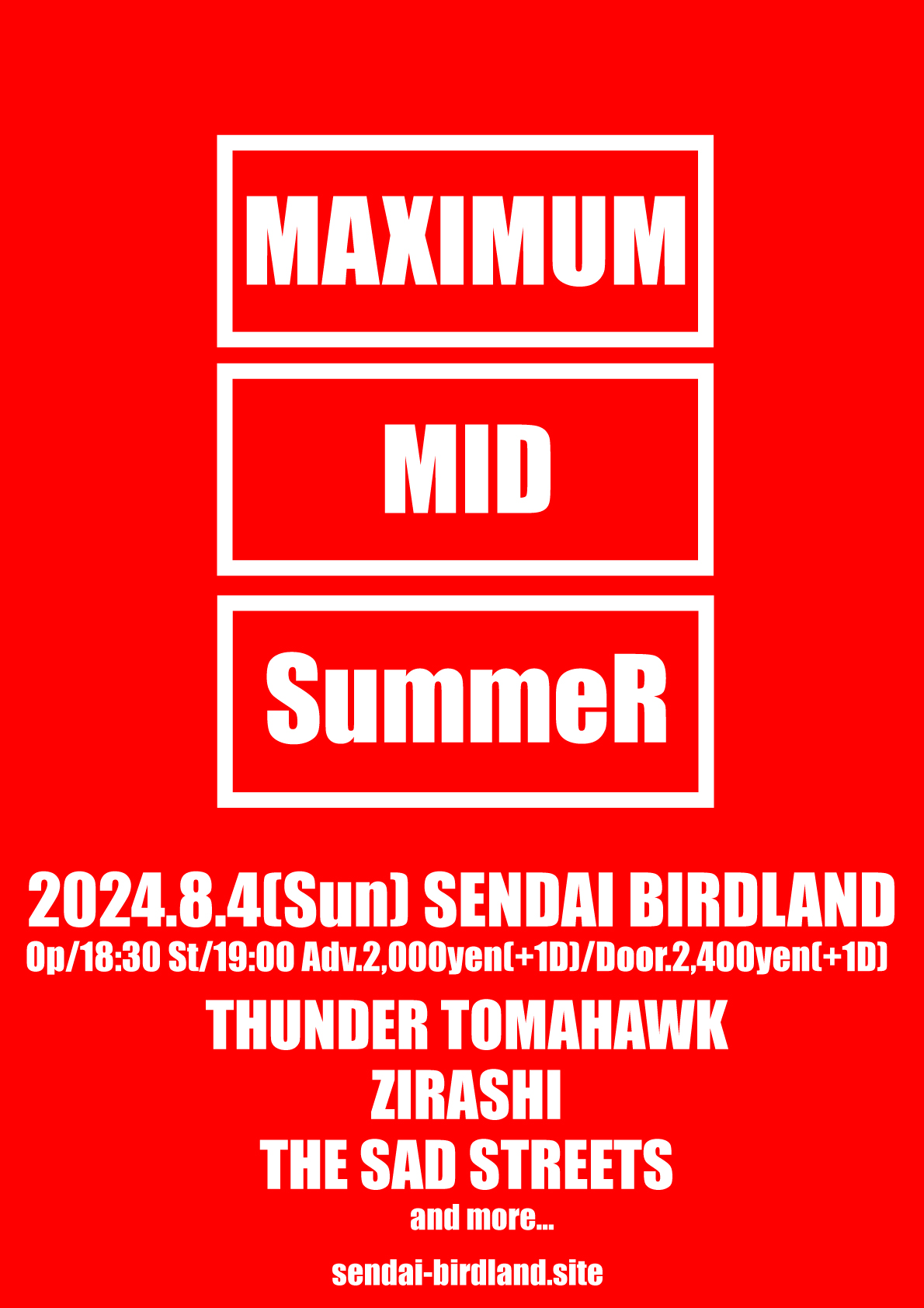 MAXIMUM MID SummeR