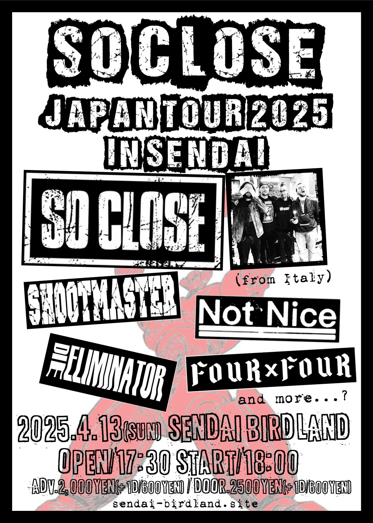 SO CLOSE JAPAN TOUR 2025 in SENDAI