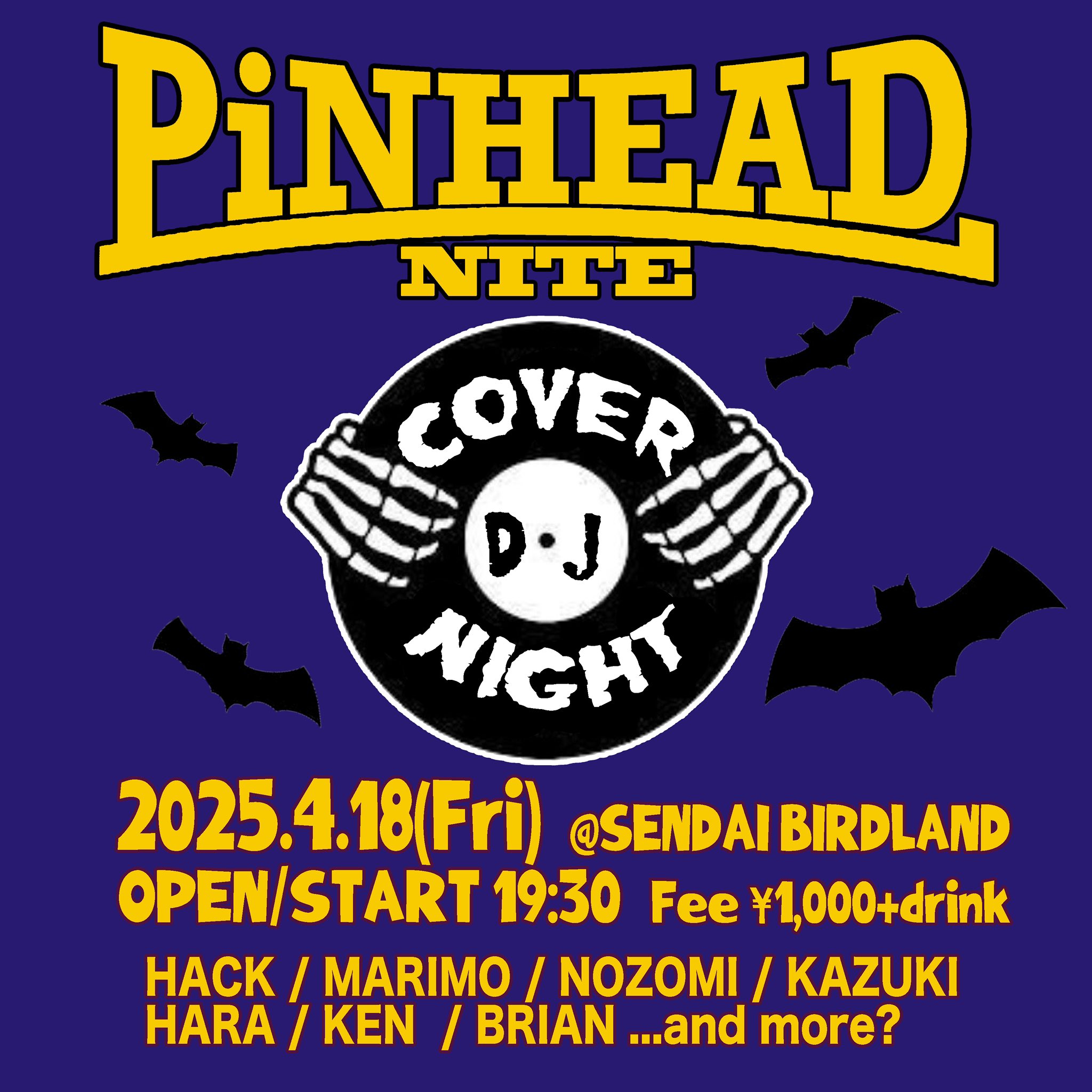 PiNHEAD DJ NITE